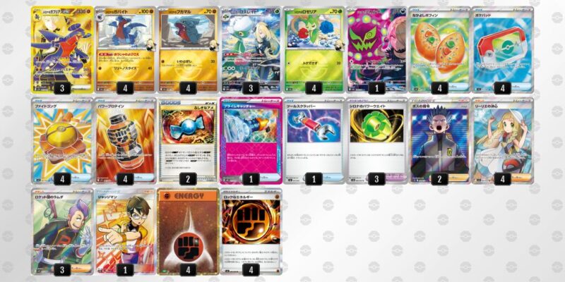 【シロナのガブリアスex】ジムバトル優勝デッキレシピ