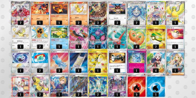 【リザードンex】ジムバトル優勝デッキレシピ