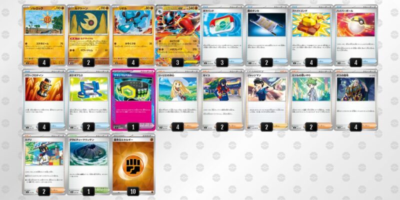 【メガルカリオex】ジムバトル優勝デッキレシピ