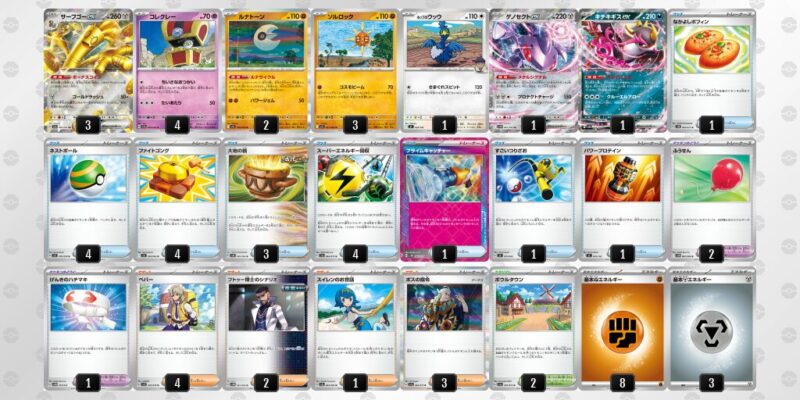 【サーフゴーex】ジムバトル優勝デッキレシピ