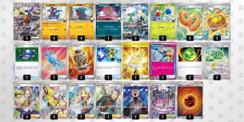 【シロナのガブリアスex】ジムバトル優勝デッキレシピ