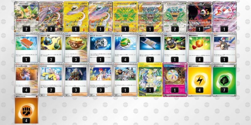 【タケルライコex】ジムバトル優勝デッキレシピ