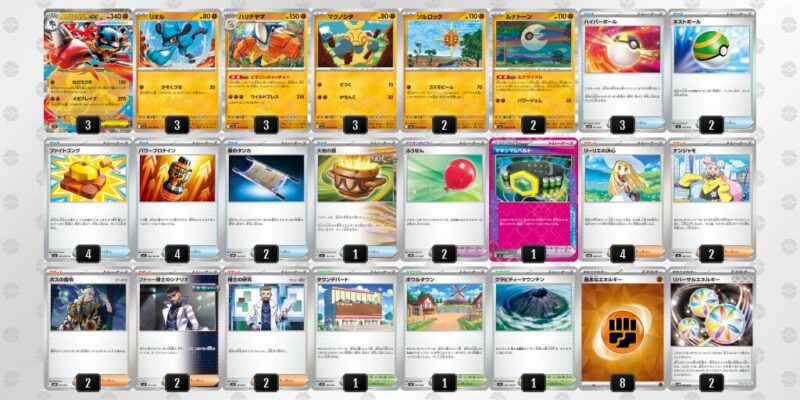 【メガルカリオex】ジムバトル優勝デッキレシピ