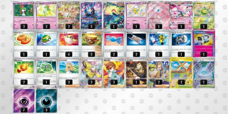 【メガサーナイトex】ジムバトル優勝デッキレシピ