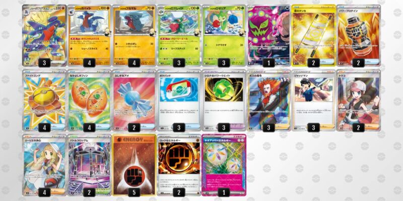 【シロナのガブリアスex】ジムバトル優勝デッキレシピ