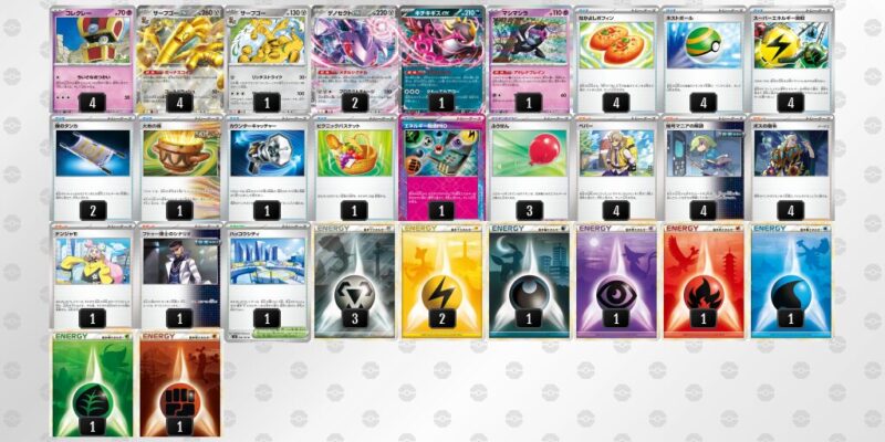 【サーフゴーex】ジムバトル優勝デッキレシピ