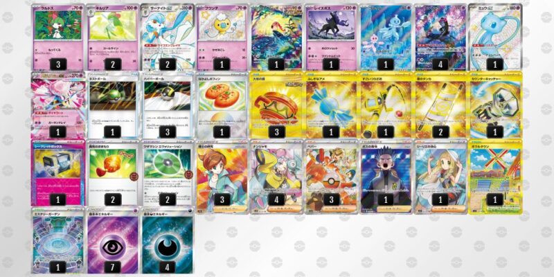 【メガサーナイトex】ジムバトル優勝デッキレシピ