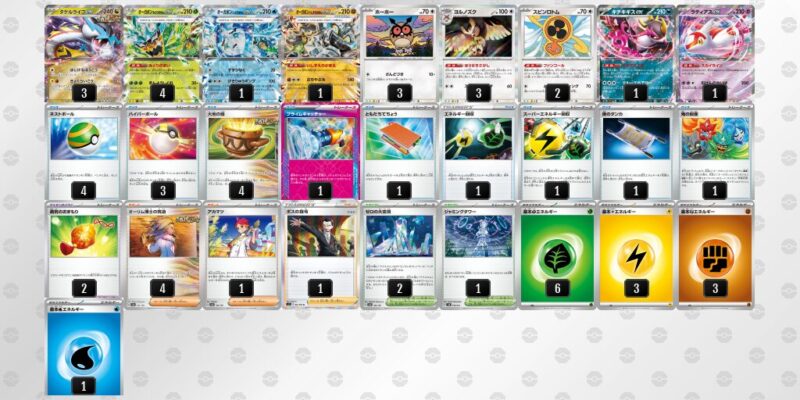 タケルライコex シティリーグ 優勝 ポケモンカード 構築済み