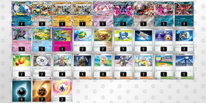 【メガアブソルex】ジムバトル優勝デッキレシピ