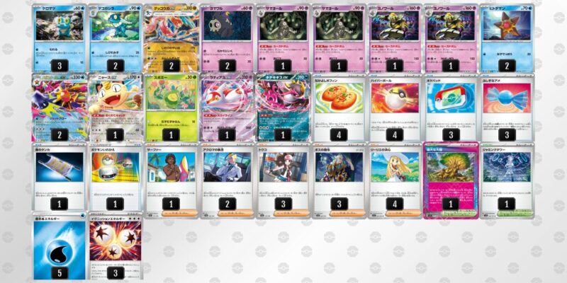 【ゲッコウガex】ジムバトル優勝デッキレシピ