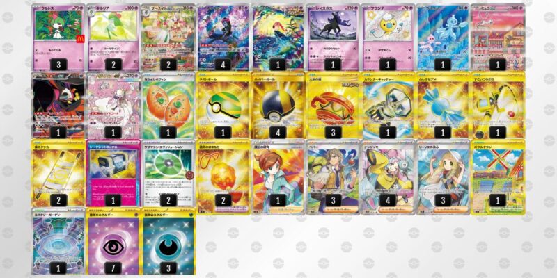 【メガサーナイトex】ジムバトル優勝デッキレシピ