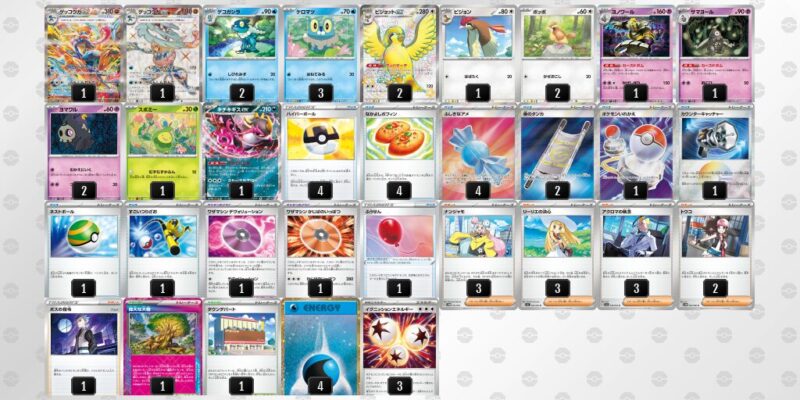 【ゲッコウガex】ジムバトル優勝デッキレシピ