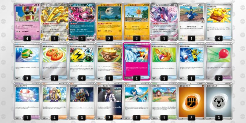 【サーフゴーex】ジムバトル優勝デッキレシピ