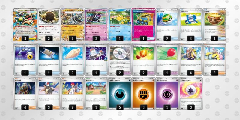 【メガガルーラex】ジムバトル優勝デッキレシピ