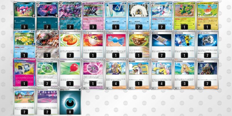【マリィのオーロンゲex】ジムバトル優勝デッキレシピ