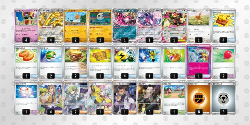 【サーフゴーex】ジムバトル優勝デッキレシピ