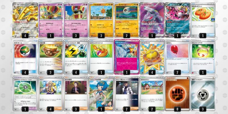 【サーフゴーex】ジムバトル優勝デッキレシピ