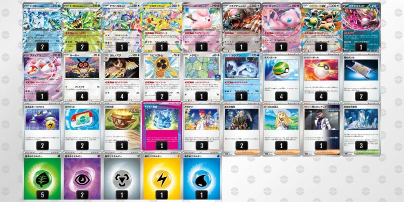 【テラスタルバレット】ジムバトル優勝デッキレシピ