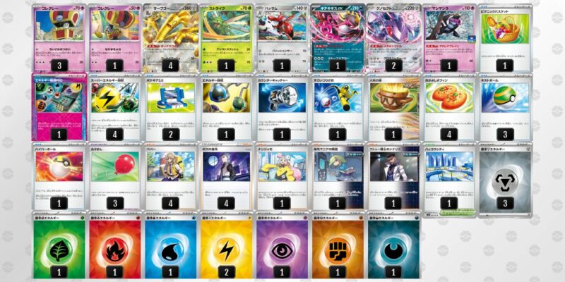 【サーフゴーex】ジムバトル優勝デッキレシピ