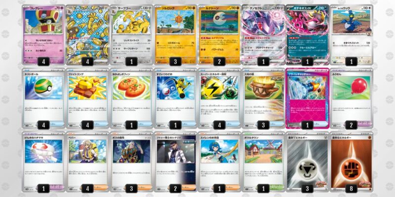 【サーフゴーex】ジムバトル優勝デッキレシピ