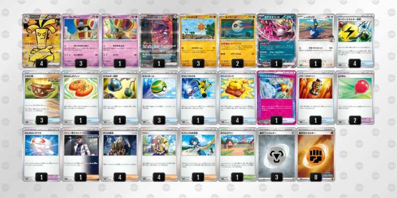 【サーフゴーex】ジムバトル優勝デッキレシピ