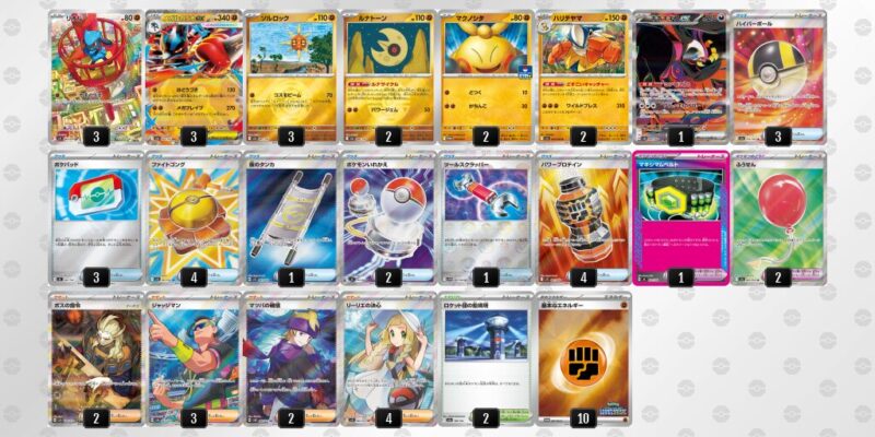 【メガルカリオex】ジムバトル優勝デッキレシピ