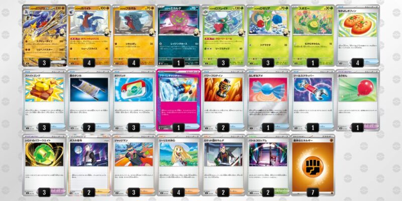 【シロナのガブリアスex】ジムバトル優勝デッキレシピ