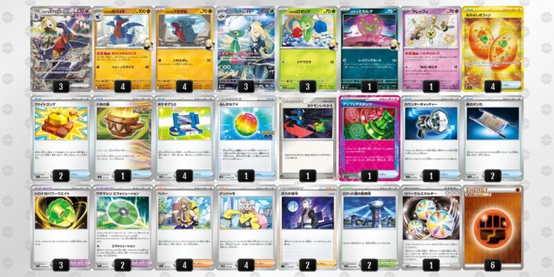 【シロナのガブリアスex】ジムバトル優勝デッキレシピ