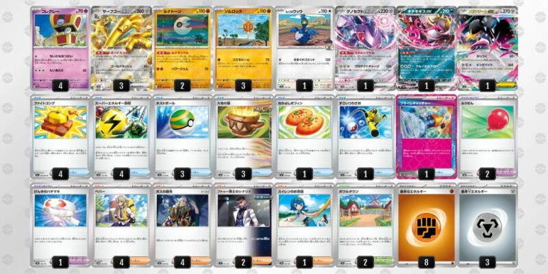 【サーフゴーex】ジムバトル優勝デッキレシピ