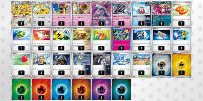【サーフゴーex】ジムバトル優勝デッキレシピ