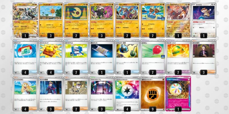 【イイネイヌ】ジムバトル優勝デッキレシピ