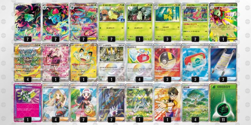 【メガフシギバナex】ジムバトル優勝デッキレシピ