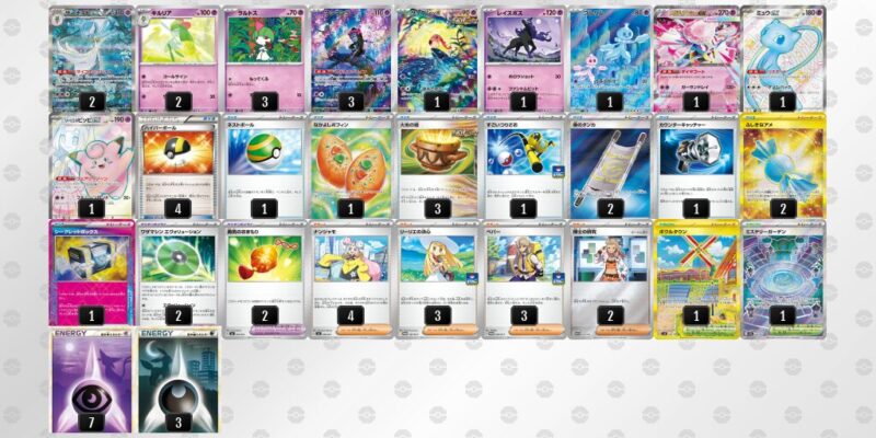 【メガサーナイトex】ジムバトル優勝デッキレシピ