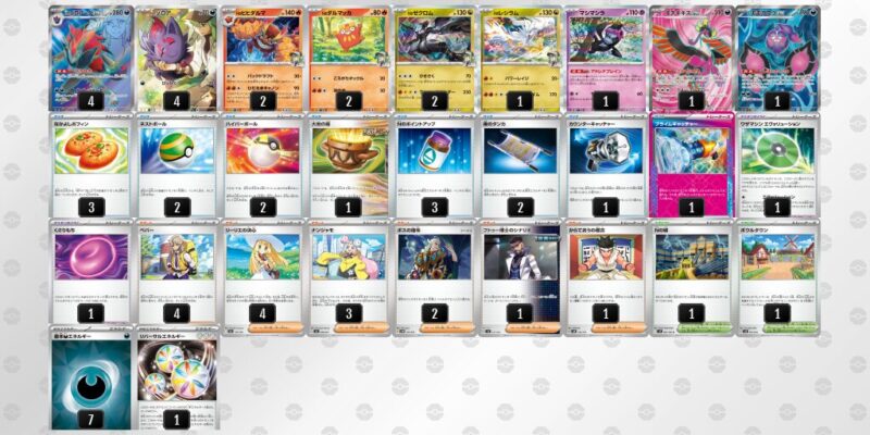 【Nのゾロアークex】ジムバトル優勝デッキレシピ