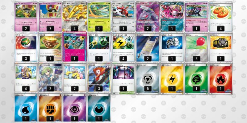 【サーフゴーex】ジムバトル優勝デッキレシピ