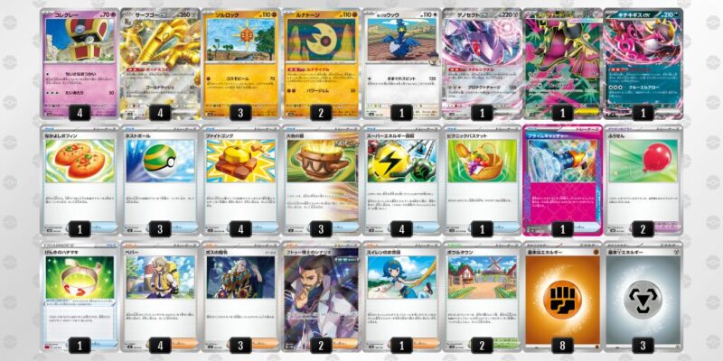 【サーフゴーex】ジムバトル優勝デッキレシピ