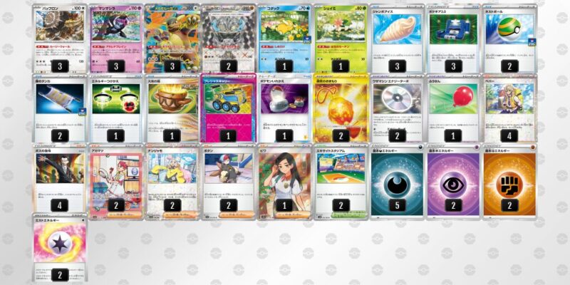 【メガガルーラex】ジムバトル優勝デッキレシピ