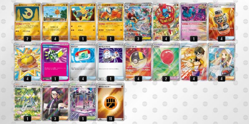 【メガルカリオex】ジムバトル優勝デッキレシピ