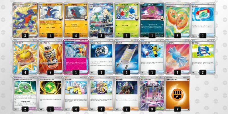 【シロナのガブリアスex】ジムバトル優勝デッキレシピ