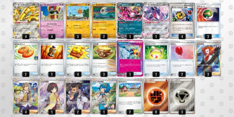 【サーフゴーex】ジムバトル優勝デッキレシピ