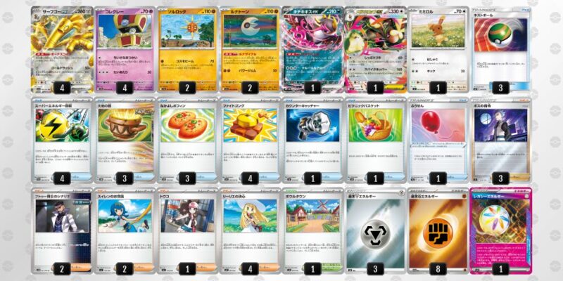 【サーフゴーex】ジムバトル優勝デッキレシピ