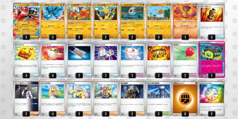 【メガルカリオex】ジムバトル優勝デッキレシピ