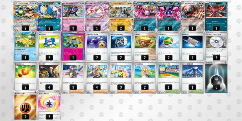 【メガアブソルex】ジムバトル優勝デッキレシピ