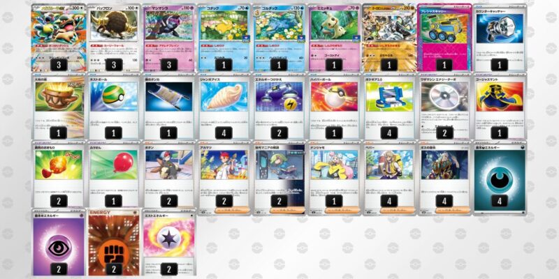 【メガガルーラex】ジムバトル優勝デッキレシピ