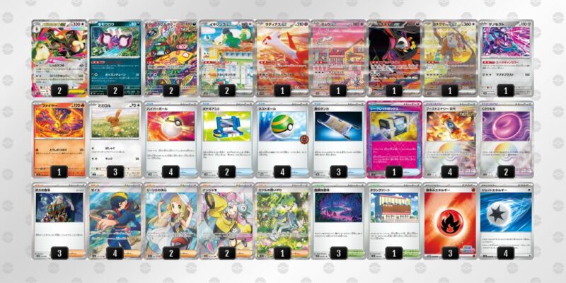 【メガミミロップex】ジムバトル優勝デッキレシピ