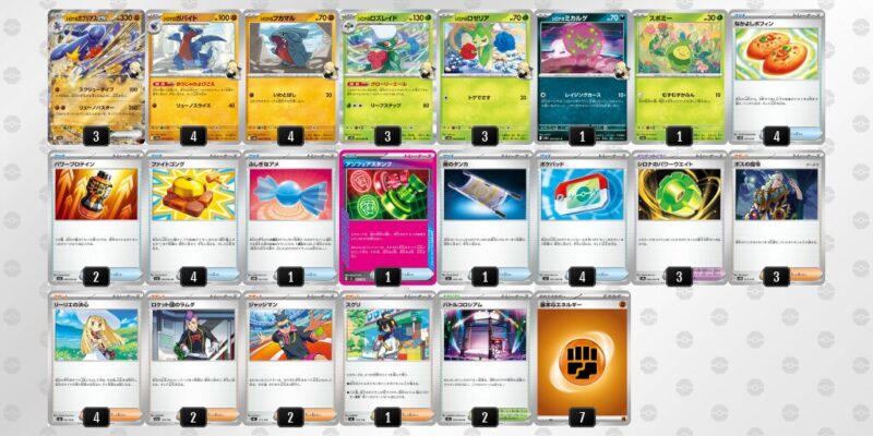 【シロナのガブリアスex】ジムバトル優勝デッキレシピ