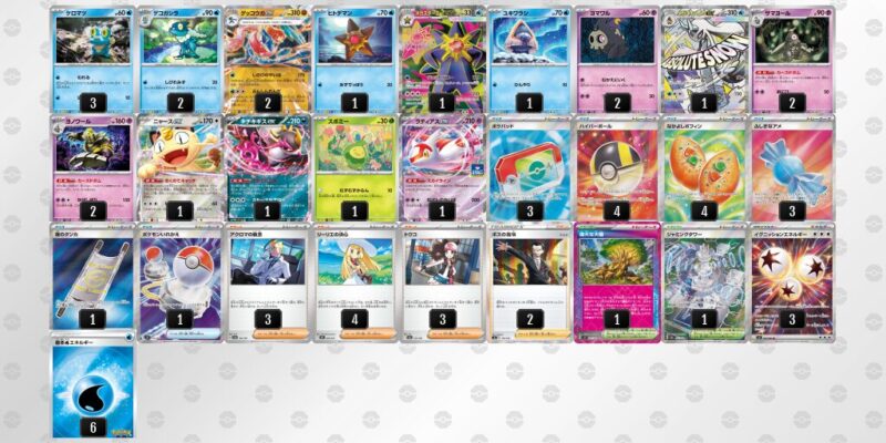 【メガゲッコウガex】ジムバトル優勝デッキレシピ