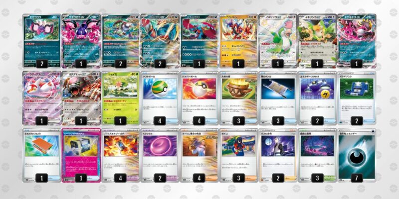 【トドロクツキex】ジムバトル優勝デッキレシピ