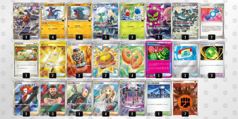 【シロナのガブリアスex】ジムバトル優勝デッキレシピ