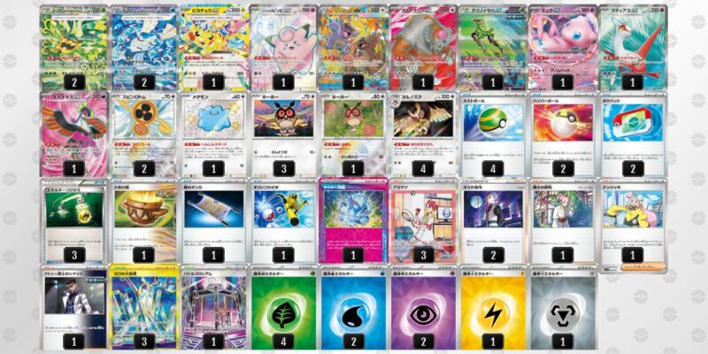 【テラスタルバレット】ジムバトル優勝デッキレシピ